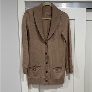 Brown Button-Up Cardigan